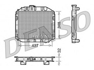 DENSO DRM10001 radiatorius, variklio aušinimas 
 Aušinimo sistema -> Radiatorius/alyvos aušintuvas -> Radiatorius/dalys
74BB8005DA