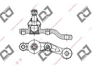 DJ PARTS DB1202 atramos/vairo trauklė 
 Ašies montavimas/vairavimo mechanizmas/ratai -> Sujungimai -> Atramos/vairo trauklė
43340-29085, 4334029085