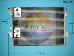 AUTO AIR GLOUCESTER 16-1109 kondensatorius, oro kondicionierius 
 Oro kondicionavimas -> Kondensatorius
8200332851