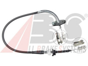 A.B.S. K28730 sankabos trosas 
 Dviratė transporto priemonės -> Kabeliai ir tachometro velenaai -> Sankabos trosas
3134087726, 3134087726000