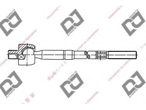 DJ PARTS DR1060 vidinė skersinė vairo trauklė 
 Vairavimas -> Vairo mechanizmo sujungimai
57724-2D000, 57724-2D020, 577242D000