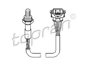 TOPRAN 207 061 lambda jutiklis 
 Variklis -> Variklio elektra
08 55 396, 08 55 429, 24435098