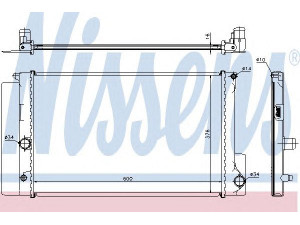 NISSENS 64692 radiatorius, variklio aušinimas 
 Aušinimo sistema -> Radiatorius/alyvos aušintuvas -> Radiatorius/dalys
16400-0D400, 16400-0D410, 16400-22160