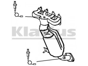 KLARIUS 321974 katalizatoriaus keitiklis 
 Išmetimo sistema -> Katalizatoriaus keitiklis
51799776, 51799776, 51799776