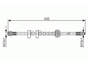 BOSCH 1 987 476 788 stabdžių žarnelė 
 Stabdžių sistema -> Stabdžių žarnelės
46454003, 46454003, 46454003
