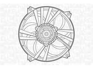 MAGNETI MARELLI 069422387010 ventiliatorius, radiatoriaus 
 Aušinimo sistema -> Oro aušinimas
1250.F8