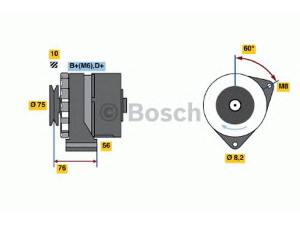 BOSCH 0 986 031 360 kintamosios srovės generatorius 
 Elektros įranga -> Kint. sr. generatorius/dalys -> Kintamosios srovės generatorius
85 23 254, 85 45 592, 85 45 642