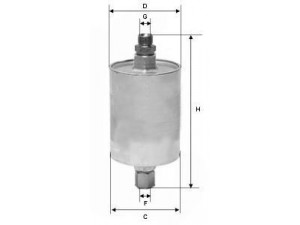 UNIFLUX FILTERS XB174 kuro filtras 
 Techninės priežiūros dalys -> Papildomas remontas
25055848, 269293