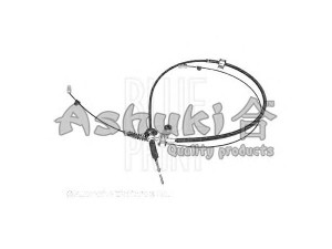 ASHUKI HRK12505 trosas, stovėjimo stabdys 
 Stabdžių sistema -> Valdymo svirtys/trosai
S088-44-150C, SA44-44-150A, SA44-44-150B