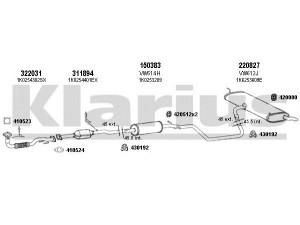 KLARIUS 930929E išmetimo sistema
