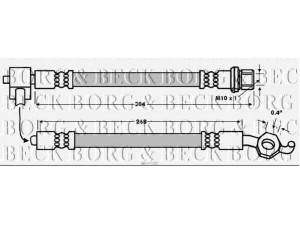 BORG & BECK BBH7733 stabdžių žarnelė 
 Stabdžių sistema -> Stabdžių žarnelės
90947-02C81