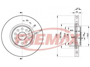 FREMAX BD-4921 stabdžių diskas 
 Stabdžių sistema -> Diskinis stabdys -> Stabdžių diskas
60629865, 60814921