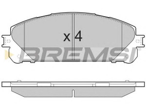 BREMSI BP3481 stabdžių trinkelių rinkinys, diskinis stabdys
044650E010, 044650E020, 0446548150