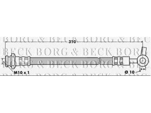 BORG & BECK BBH7508 stabdžių žarnelė 
 Stabdžių sistema -> Stabdžių žarnelės
46211VB00A, 46211VB017