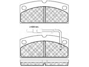 BSF 10993 stabdžių trinkelių rinkinys, diskinis stabdys 
 Techninės priežiūros dalys -> Papildomas remontas
0790710, 6G065, 6L065