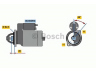 BOSCH 0 001 109 370 starteris
02934613, 293 4613