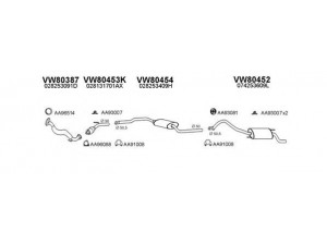 VENEPORTE 800210 išmetimo sistema 
 Išmetimo sistema -> Išmetimo sistema, visa