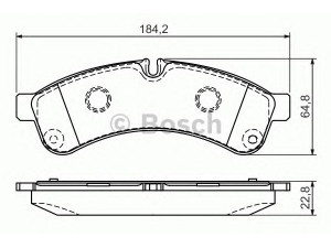 BOSCH 0 986 494 335 stabdžių trinkelių rinkinys, diskinis stabdys 
 Techninės priežiūros dalys -> Papildomas remontas
42555633