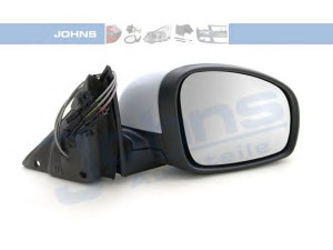 JOHNS 71 02 38-15 išorinis veidrodėlis 
 Kėbulas -> Keleivių kabina -> Veidrodėlis
5J0 857 507A, 5J0 857 522H, 5J1 857 508D