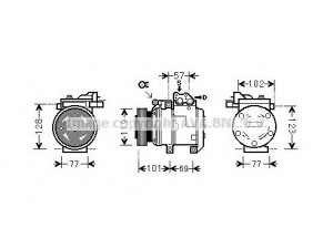 AVA QUALITY COOLING KAK146 kompresorius, oro kondicionierius 
 Oro kondicionavimas -> Kompresorius/dalys
977012E500, 977012E500