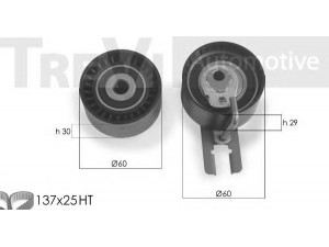 TREVI AUTOMOTIVE KD1287 paskirstymo diržo komplektas 
 Techninės priežiūros dalys -> Papildomas remontas
0831P4, 831V4, 9467577389, 9467615880