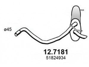 ASSO 12.7181 galinis duslintuvas 
 Išmetimo sistema -> Duslintuvas
51824934