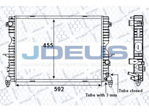JDEUS 002M20 radiatorius, variklio aušinimas 
 Aušinimo sistema -> Radiatorius/alyvos aušintuvas -> Radiatorius/dalys
PCC001070, PCC107270, PDK000080