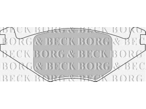 BORG & BECK BBP1415 stabdžių trinkelių rinkinys, diskinis stabdys 
 Techninės priežiūros dalys -> Papildomas remontas
171615119D, 191615115K, 191698151
