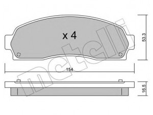 METELLI 22-0685-0 stabdžių trinkelių rinkinys, diskinis stabdys 
 Techninės priežiūros dalys -> Papildomas remontas
1L2Z2001AA, 1L5Z2001AA, 1L5Z2001BB