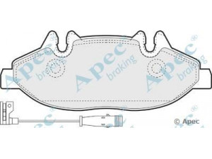 APEC braking PAD1401 stabdžių trinkelių rinkinys, diskinis stabdys 
 Techninės priežiūros dalys -> Papildomas remontas
0034207820, 0034207910, 004216110
