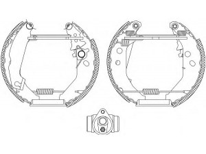 HELLA PAGID 8DB 355 004-561 stabdžių trinkelių komplektas 
 Techninės priežiūros dalys -> Papildomas remontas
1041483, 1473070, 5030105, 6183876