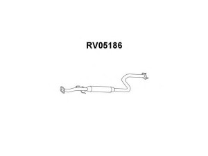 VENEPORTE RV05186 vidurinis duslintuvas 
 Išmetimo sistema -> Duslintuvas
GEX33614, WCE103340, GEX33614, WCE103340