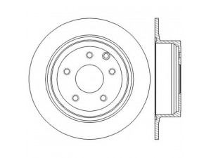 BENDIX 562576BC stabdžių diskas 
 Stabdžių sistema -> Diskinis stabdys -> Stabdžių diskas
432069W000, 432069Y000, 43206JD00A
