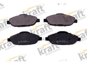 KRAFT AUTOMOTIVE 6005507 stabdžių trinkelių rinkinys, diskinis stabdys 
 Techninės priežiūros dalys -> Papildomas remontas
425393, 4254-26, 425426
