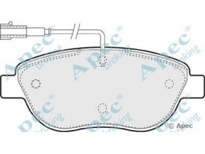 APEC braking PAD1293 stabdžių trinkelių rinkinys, diskinis stabdys 
 Techninės priežiūros dalys -> Papildomas remontas
77362195, 77363420