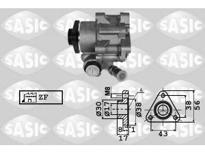 SASIC 7076058 hidraulinis siurblys, vairo sistema 
 Vairavimas -> Vairo pavara/siurblys
8D0145156T, 8D0145156TX, 8D0145156T