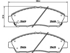 HELLA PAGID 8DB 355 020-211 stabdžių trinkelių rinkinys, diskinis stabdys 
 Techninės priežiūros dalys -> Papildomas remontas
45022SZAA00, 45022SZAA11, 45022TZ5R01