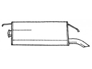 SIGAM 20627 galinis duslintuvas 
 Išmetimo sistema -> Duslintuvas
96021679, 96021691