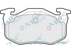 APEC braking PAD891 stabdžių trinkelių rinkinys, diskinis stabdys 
 Techninės priežiūros dalys -> Papildomas remontas
96666971, 7701204626, 7701204664