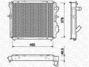 MAGNETI MARELLI 350213227000 radiatorius, variklio aušinimas 
 Aušinimo sistema -> Radiatorius/alyvos aušintuvas -> Radiatorius/dalys
7700804240