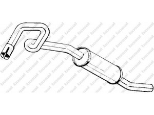BOSAL 154-349 galinis duslintuvas 
 Išmetimo sistema -> Duslintuvas
1549609, 5019336, 6102210, 74EB5K244FA