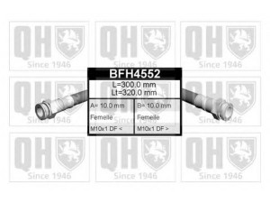 QUINTON HAZELL BFH4552 stabdžių žarnelė 
 Stabdžių sistema -> Stabdžių žarnelės
FBH 6357, B09243810A