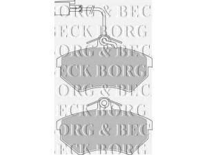 BORG & BECK BBP1690 stabdžių trinkelių rinkinys, diskinis stabdys 
 Techninės priežiūros dalys -> Papildomas remontas