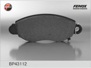 FENOX BP43112 stabdžių trinkelių rinkinys, diskinis stabdys 
 Techninės priežiūros dalys -> Papildomas remontas
04053306, 4077636, YC152K021AC