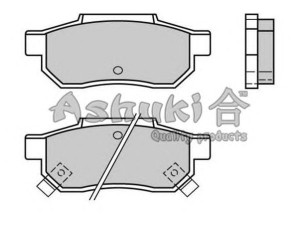 ASHUKI H025-09R stabdžių trinkelių rinkinys, diskinis stabdys 
 Techninės priežiūros dalys -> Papildomas remontas
06022-SP8-000, 1A002643Z, 43022-S04-E01