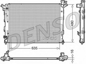DENSO DRM41005 radiatorius, variklio aušinimas 
 Aušinimo sistema -> Radiatorius/alyvos aušintuvas -> Radiatorius/dalys
253102Y510, 253102Y510