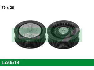 LUCAS ENGINE DRIVE LA0514 kreipiantysis skriemulys, V formos rumbuotas diržas 
 Diržinė pavara -> V formos rumbuotas diržas/komplektas -> Laisvasis/kreipiamasis skriemulys
11287509508, 7509508
