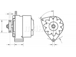 MAHLE ORIGINAL MG 499 kintamosios srovės generatorius
3803146-4, 3803227-2, 3803260, 834610