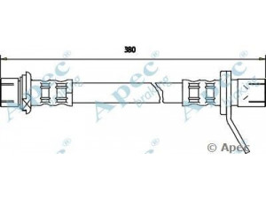APEC braking HOS3009 stabdžių žarnelė 
 Stabdžių sistema -> Stabdžių žarnelės
9008094066