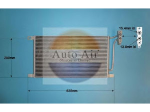 AUTO AIR GLOUCESTER 16-9685 kondensatorius, oro kondicionierius 
 Oro kondicionavimas -> Kondensatorius
64538377648